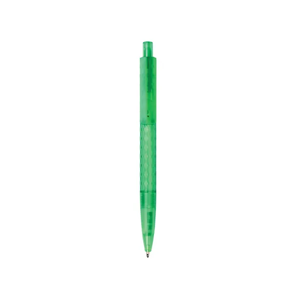 X3 GRS recycled PC plastic pen frosted - XD Collection Zelena