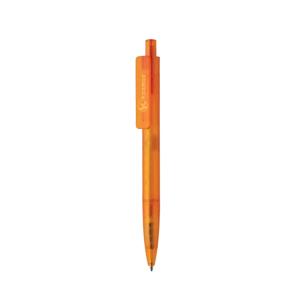X3 GRS recycled PC plastic pen frosted - XD Collection Orange 