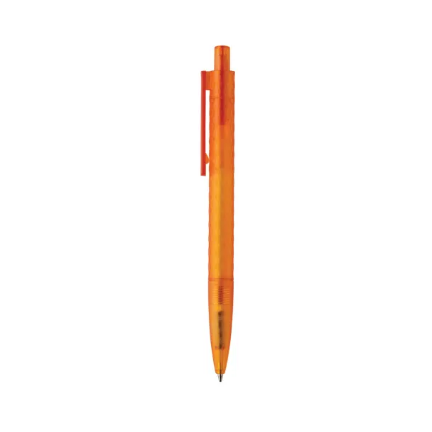 X3 GRS recycled PC plastic pen frosted - XD Collection Orange 