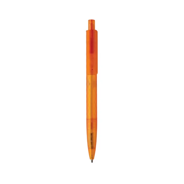 X3 GRS recycled PC plastic pen frosted - XD Collection Orange 