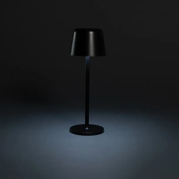 Zenic RCS recycled plastic USB re-chargable table lamp - XD Collection Black 