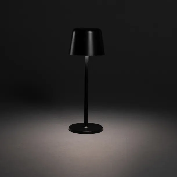 Zenic RCS recycled plastic USB re-chargable table lamp - XD Collection Black 