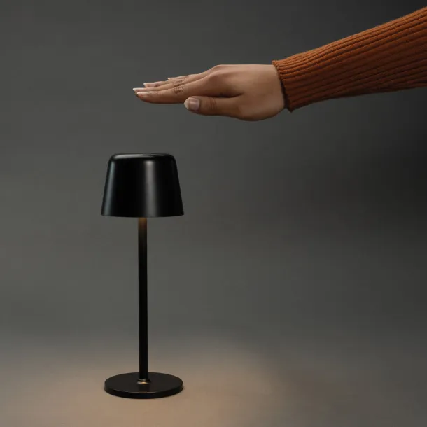 Zenic RCS recycled plastic USB re-chargable table lamp - XD Collection Black 