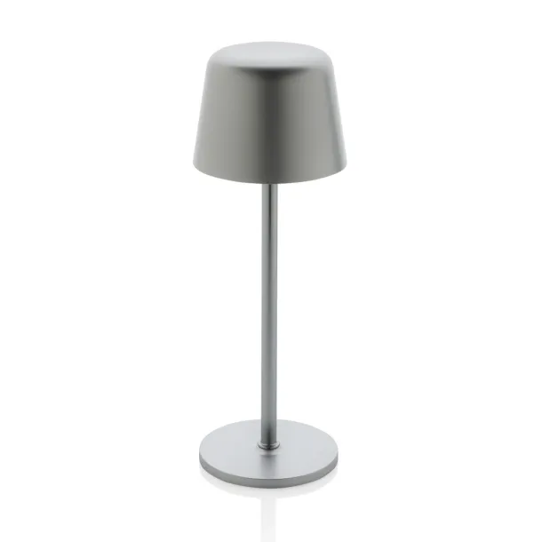 Zenic RCS recycled plastic USB re-chargable table lamp - XD Collection Silver 