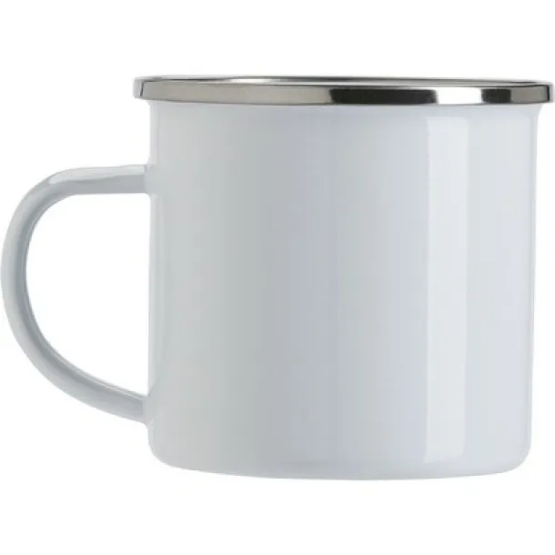  Enamel mug 350 ml white