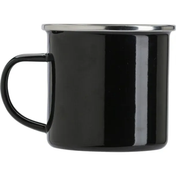  Enamel mug 350 ml black