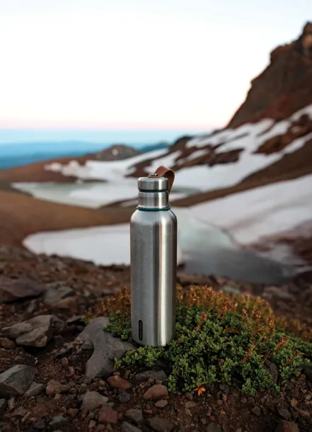 Black+Blum Insulated Water Bottle Small 500ml - Black & Blum turquoise 