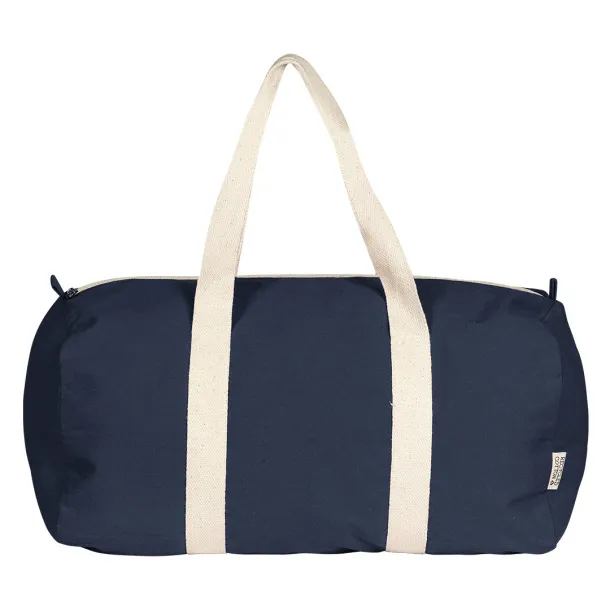 BOUNTY Recycled cotton duffle bag, 320 g/m2 - BRUNO Blue