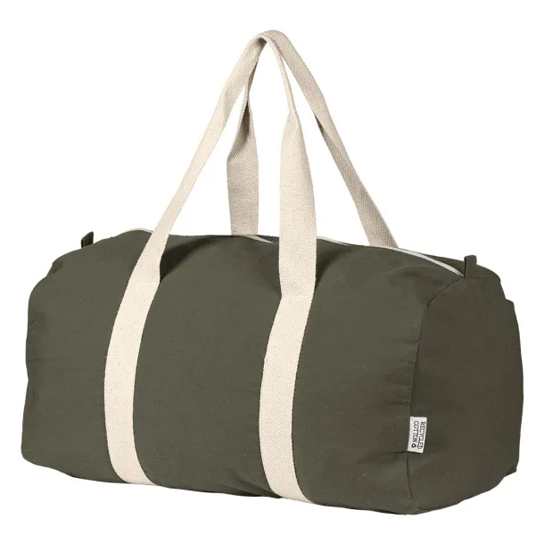 BOUNTY Recycled cotton duffle bag, 320 g/m2 - BRUNO Olive green