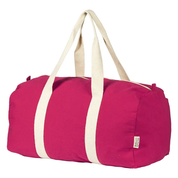 BOUNTY Recycled cotton duffle bag, 320 g/m2 - BRUNO Roza