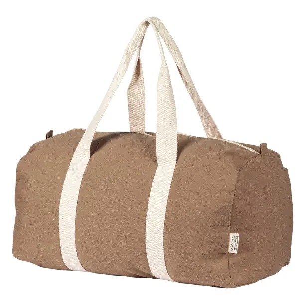 BOUNTY Recycled cotton duffle bag, 320 g/m2 - BRUNO Cream Bež