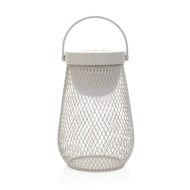 Aurora RCS recycled plastic USB re-chargeable table lamp - XD Xclusive Grey 