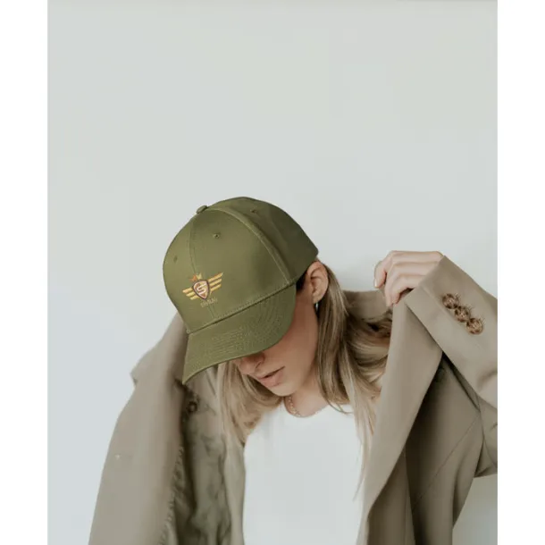 BAHAMAS 6 panel cotton baseball cap army green