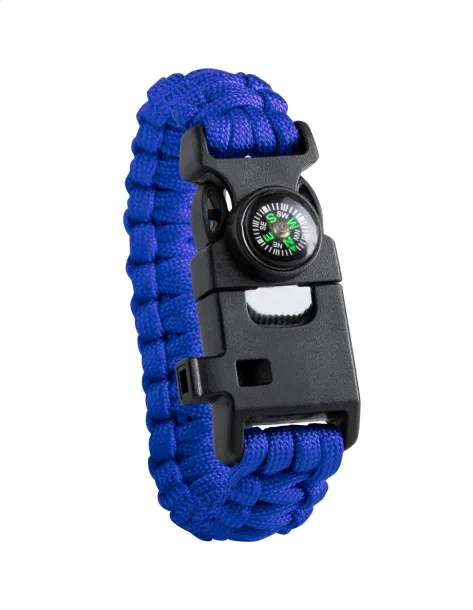 Peary survival bracelet Blue Black