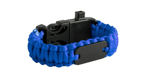 Peary survival bracelet Blue Black