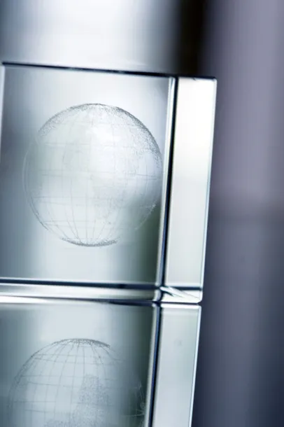 Tampa glass cube Transparent