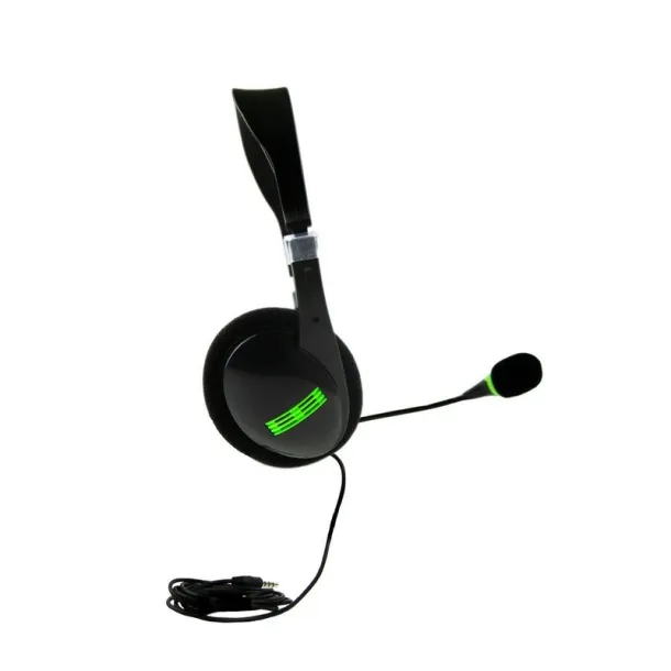  Headset: headphones with microphone Crna