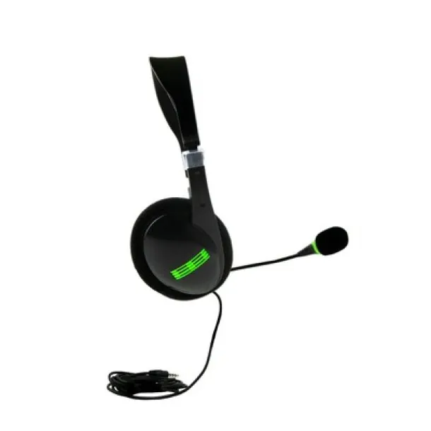  Headset: headphones with microphone Crna