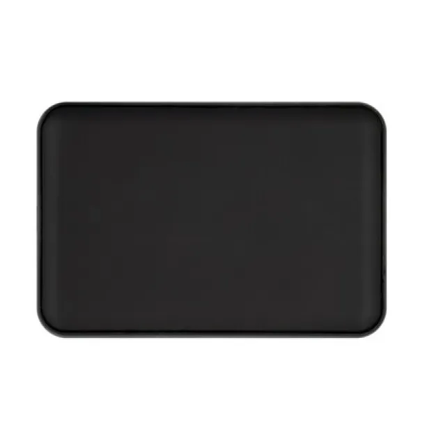  RPET prijenosna baterija 5000 mAh Crna