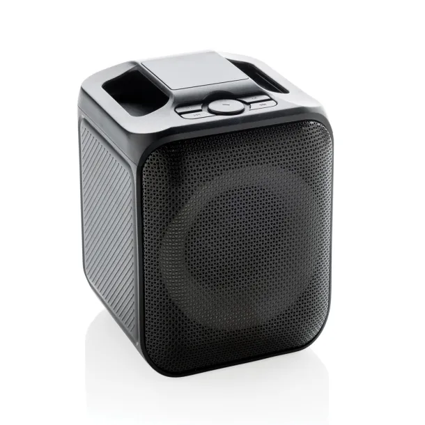 Singvibe karaoke set od RCS reciklirane plastike s dvostrukim mikrofonom - XD Collection Crna 