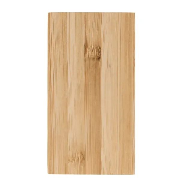  Bamboo power bank 4000 mAh brown