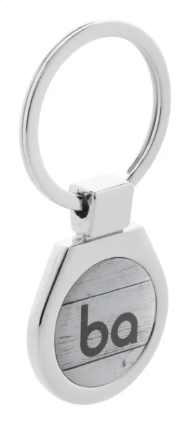 Ball keyring Silver