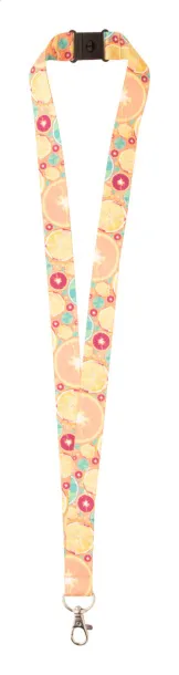 Subyard A Safe custom sublimation lanyard White