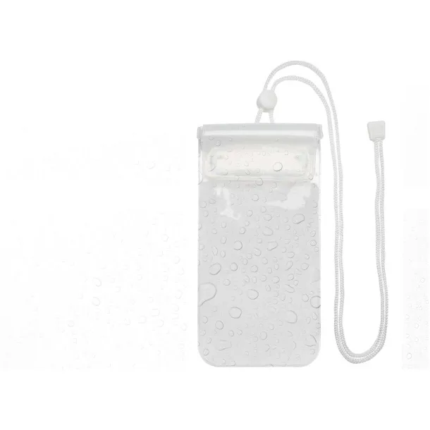 Dombay waterproof phone pouch size L White