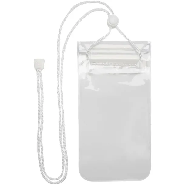 Dombay waterproof phone pouch size L White
