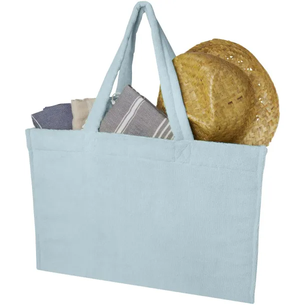 Siam GRS torba za plažu od recikliranog frotira, 13L Cloud Blue