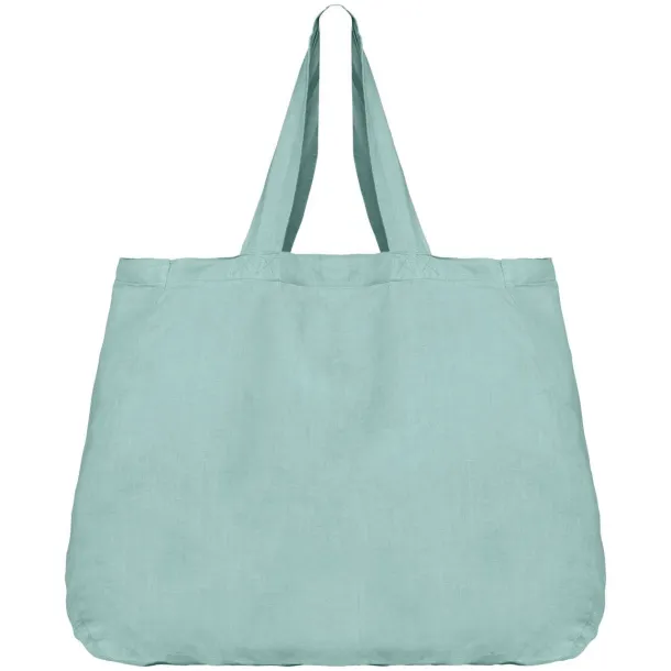  ECO-FRIENDLY LINEN SHOPPING BAG - Native Spirit Jade Green