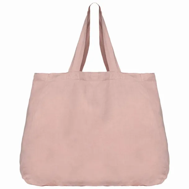  ECO-FRIENDLY LINEN SHOPPING BAG - Native Spirit Petal Rose