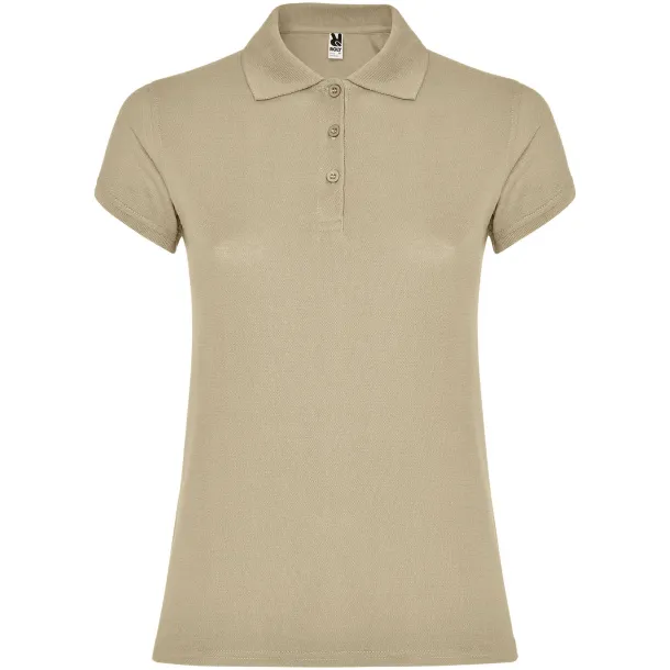 Star short sleeve women's polo - Roly Sand
