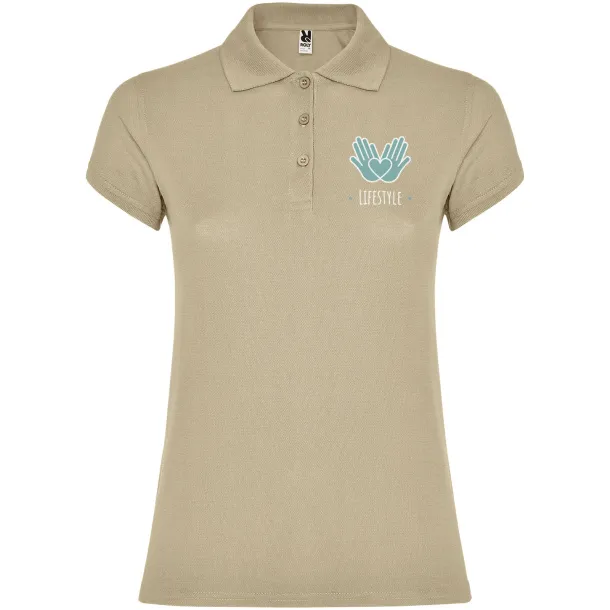 Star ženska polo majica kratkih rukava - Roly Sand