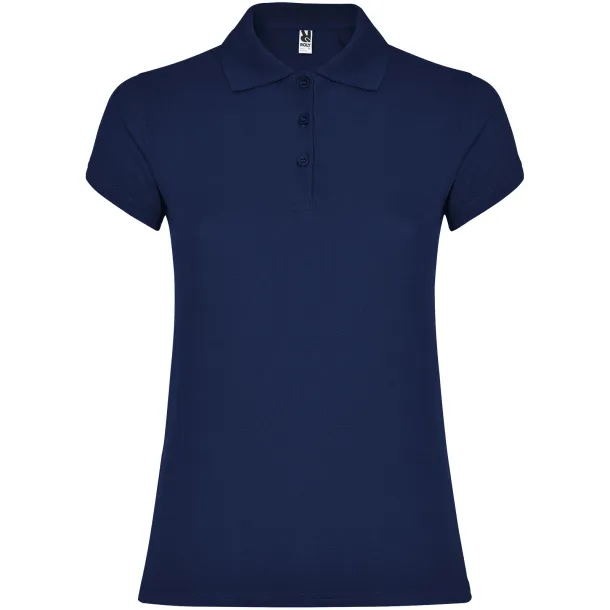 Star short sleeve women's polo - Roly Mornarski plava