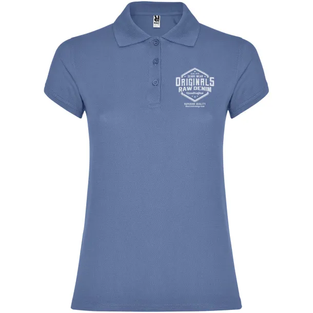 Star ženska polo majica kratkih rukava - Roly Riviera Blue