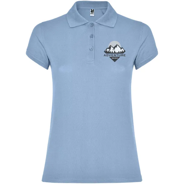 Star ženska polo majica kratkih rukava - Roly Sky blue