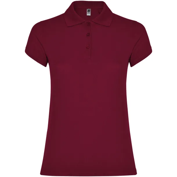 Star ženska polo majica kratkih rukava, 200 g/m² - Roly Garnet