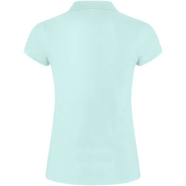Star short sleeve women's polo - Roly Mint green
