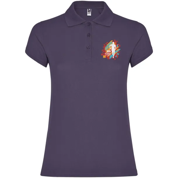 Star ženska polo majica kratkih rukava - Roly Lilac