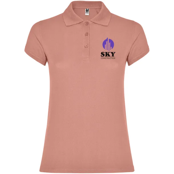 Star ženska polo majica kratkih rukava - Roly Clay Orange