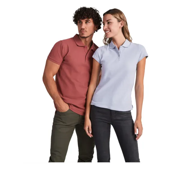 Star ženska polo majica kratkih rukava - Roly Solid black
