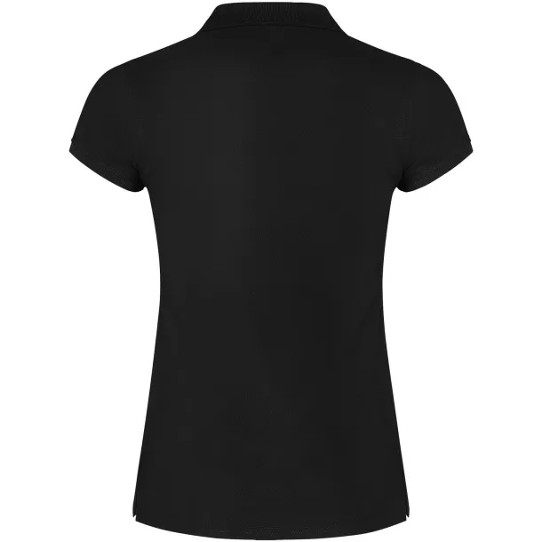 Star ženska polo majica kratkih rukava - Roly Solid black