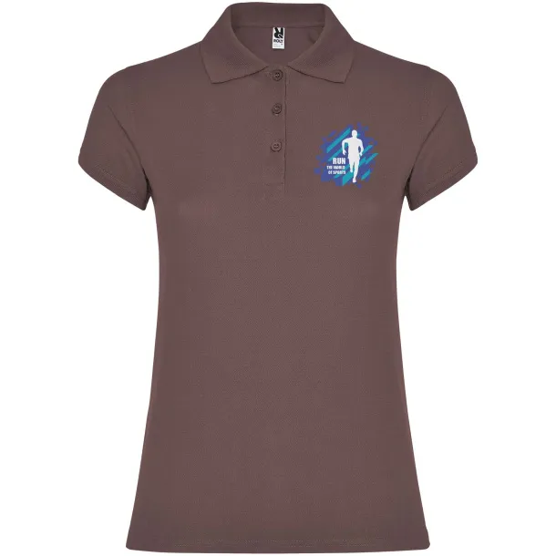 Star ženska polo majica kratkih rukava - Roly Pale Red