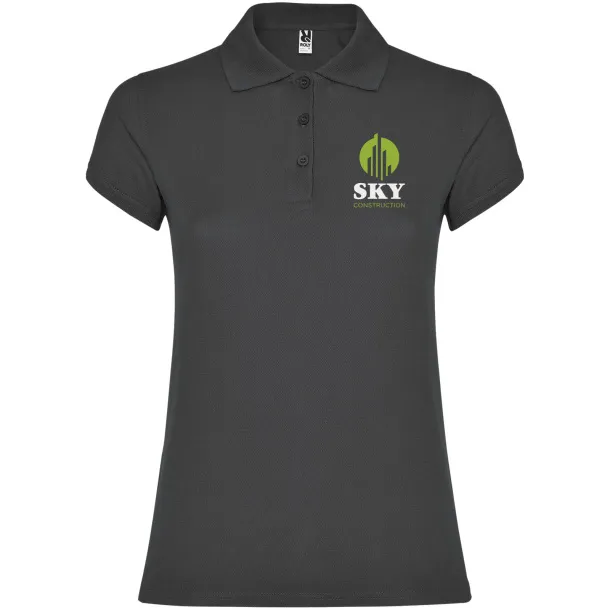 Star ženska polo majica kratkih rukava - Roly Dark Lead