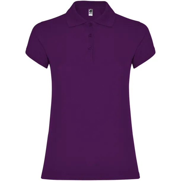 Star short sleeve women's polo - Roly Purple