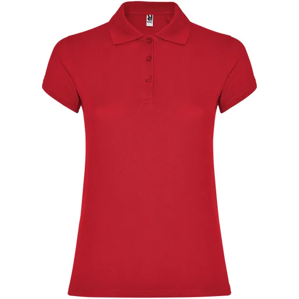 Star short sleeve women's polo - Roly Red
