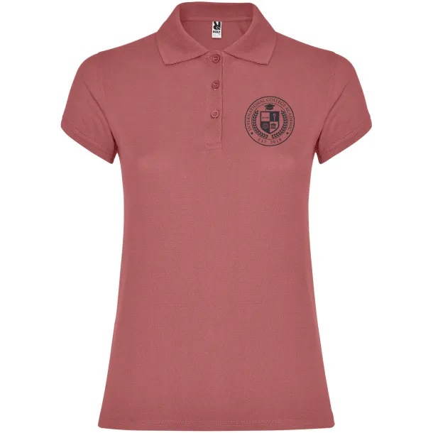 Star ženska polo majica kratkih rukava - Roly Chrysanthemum Red