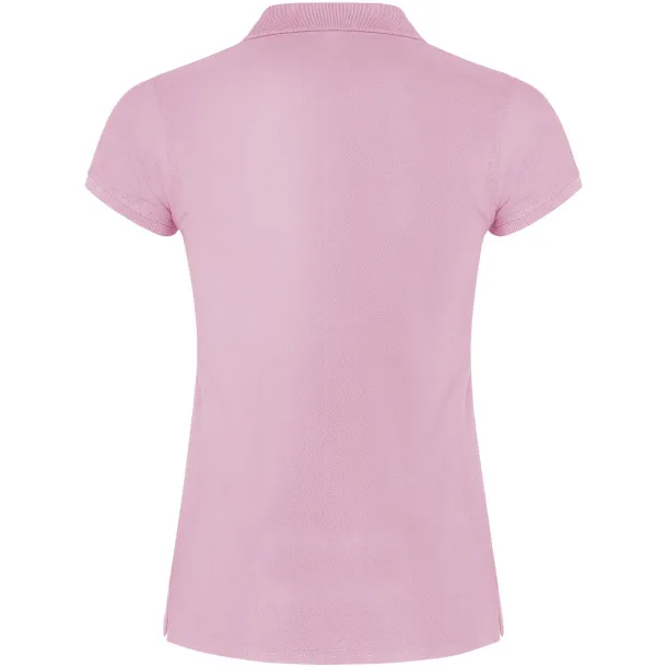 Star short sleeve women's polo - Roly Light pink