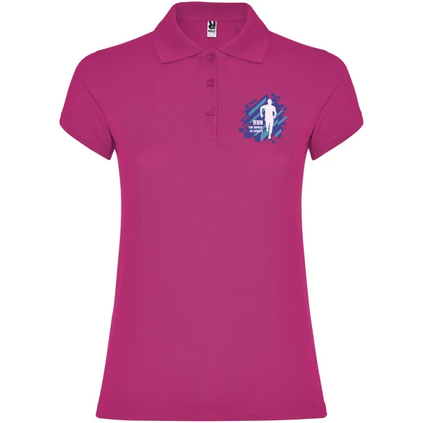Star short sleeve women's polo - Roly Rossette